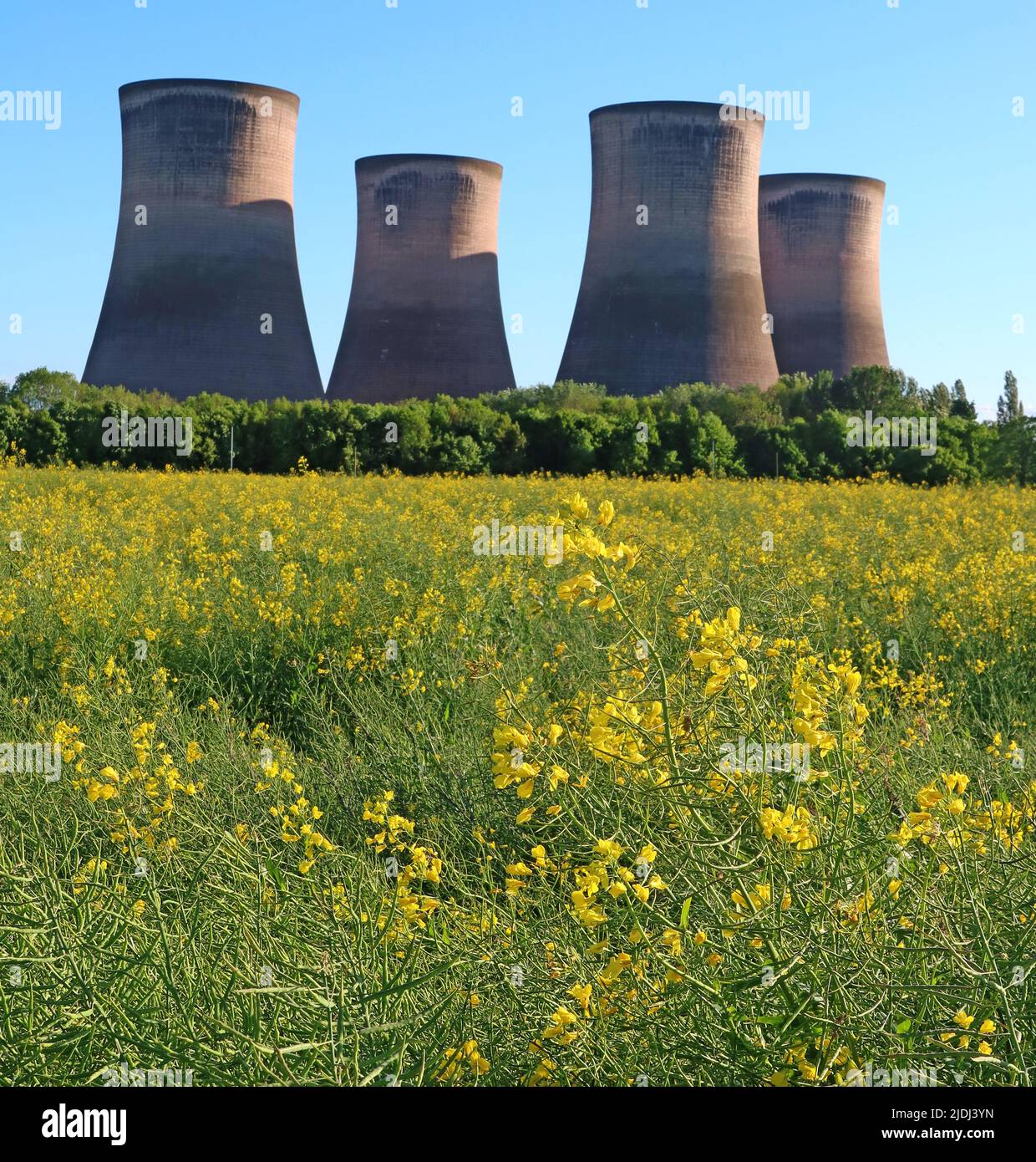 Fiddlers Ferry, centrale électrique à charbon, Warrington, Cheshire, Royaume-Uni Banque D'Images