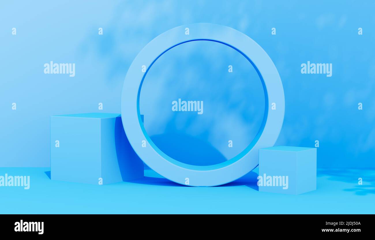 Arrière-plan abstrait de 3D formes. Convient à la présentation. 3d rendu Banque D'Images