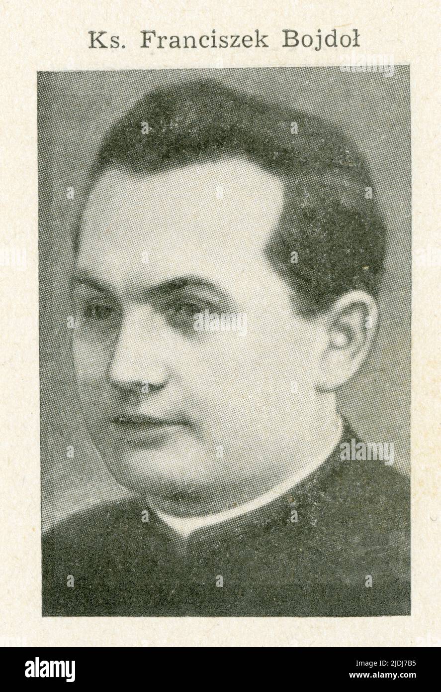 Bojdoł Franciszek (1905-1942).Urodził się 2 kwietnia 1905 W Wyrach W robotnika Teodora i Marty z d. Żogała. W 1910 roku zmarł mu ojciec, a W Banque D'Images