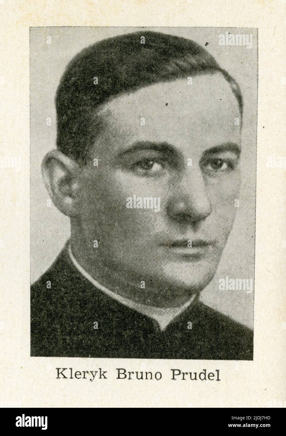 Prudel Brunon MSF (1909-1941), duchowny, więzień obozów koncentracyjnych Banque D'Images