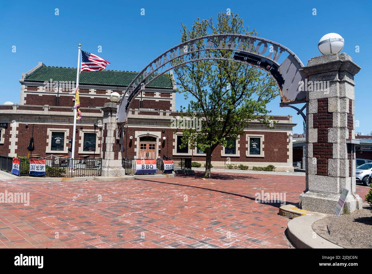 Lackawanna terminal, ancien terminal ferroviaire dans le canton de Montclair, Essex, comté, New Jersey, Etats-Unis Banque D'Images