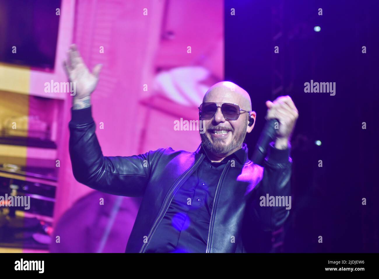 Pitbull concert ktuphoria 2022 Banque de photographies et d’images à