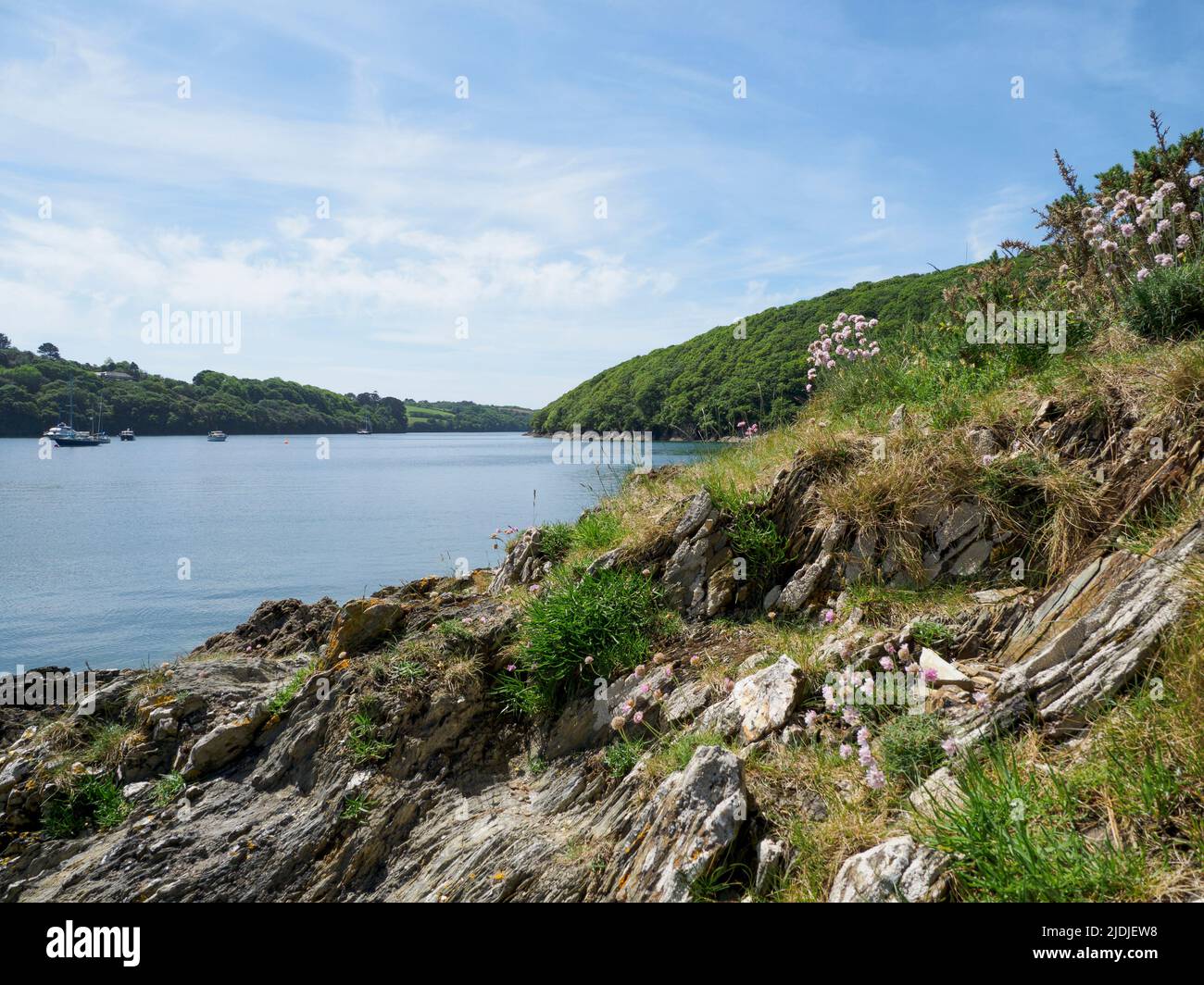 Helford River, Cornwall, Royaume-Uni Banque D'Images