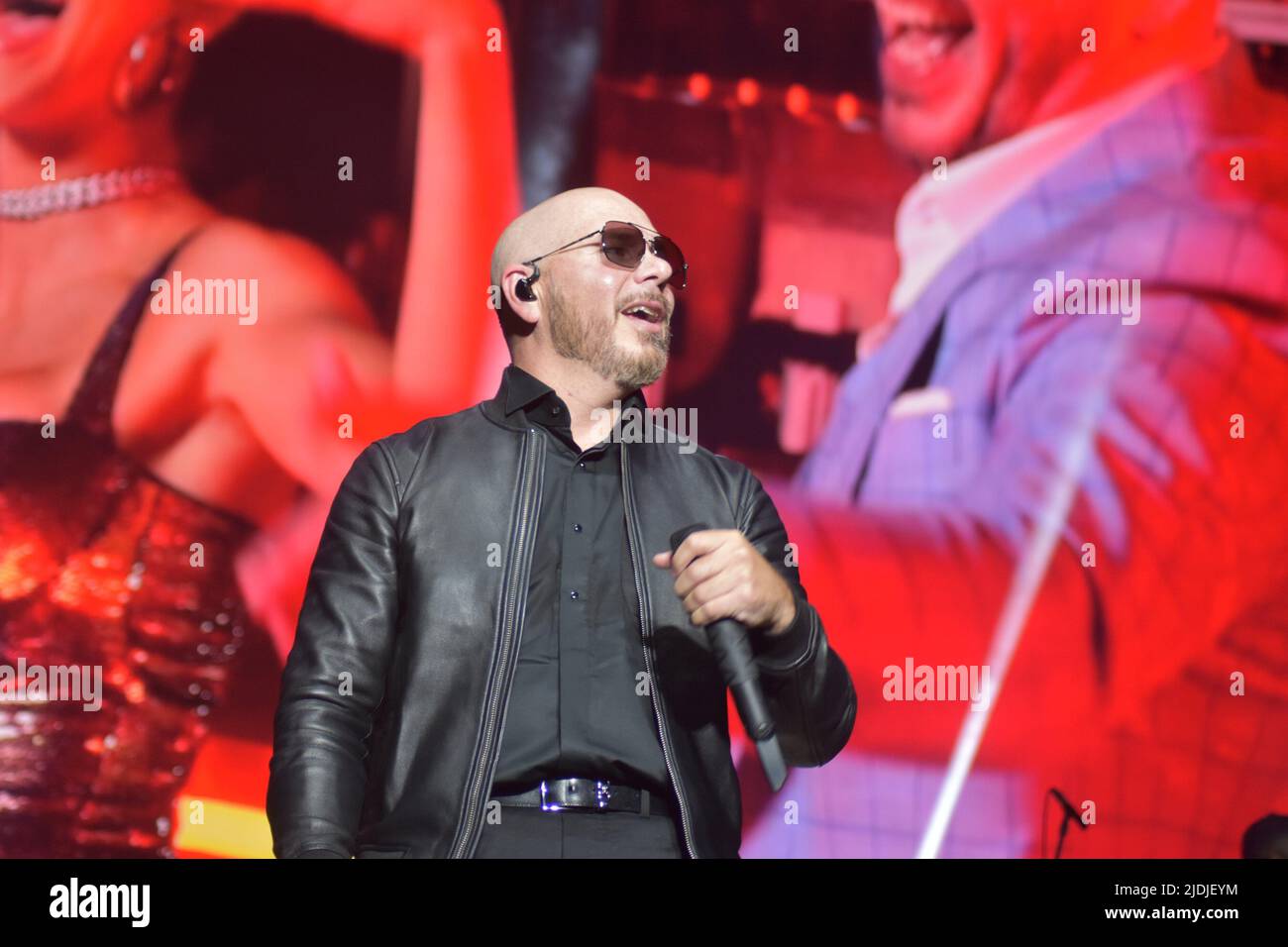 Pitbull concert ktuphoria 2022 Banque de photographies et d’images à