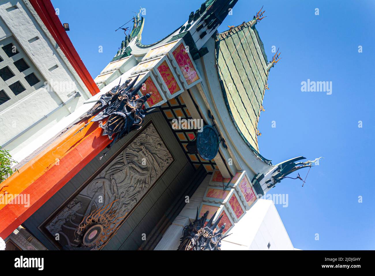Le théâtre chinois de Grauman sur le Hollywood Walk of Fame Banque D'Images