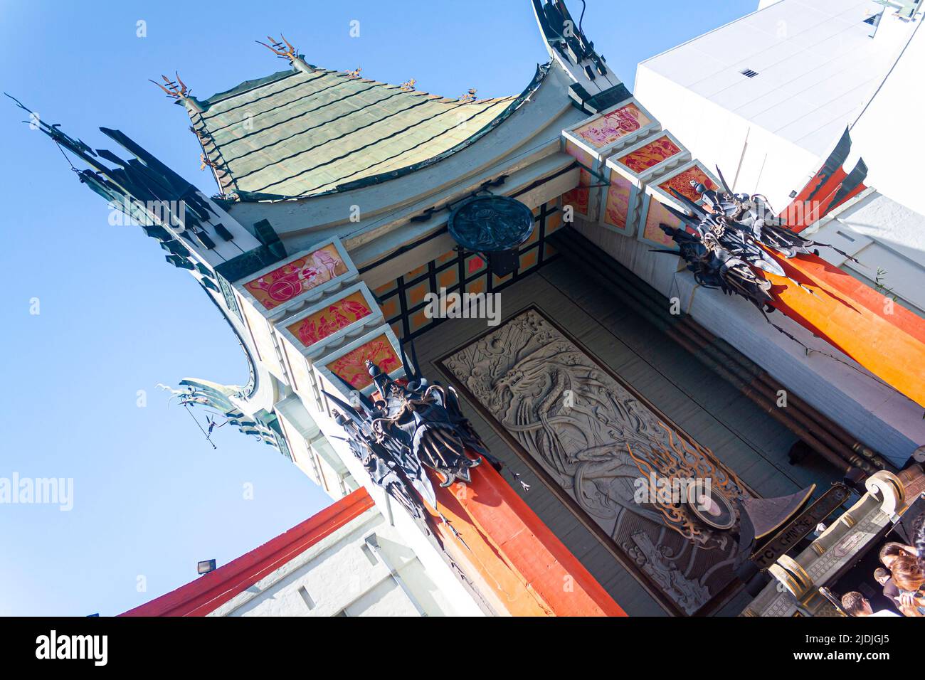 Le théâtre chinois de Grauman sur le Hollywood Walk of Fame Banque D'Images