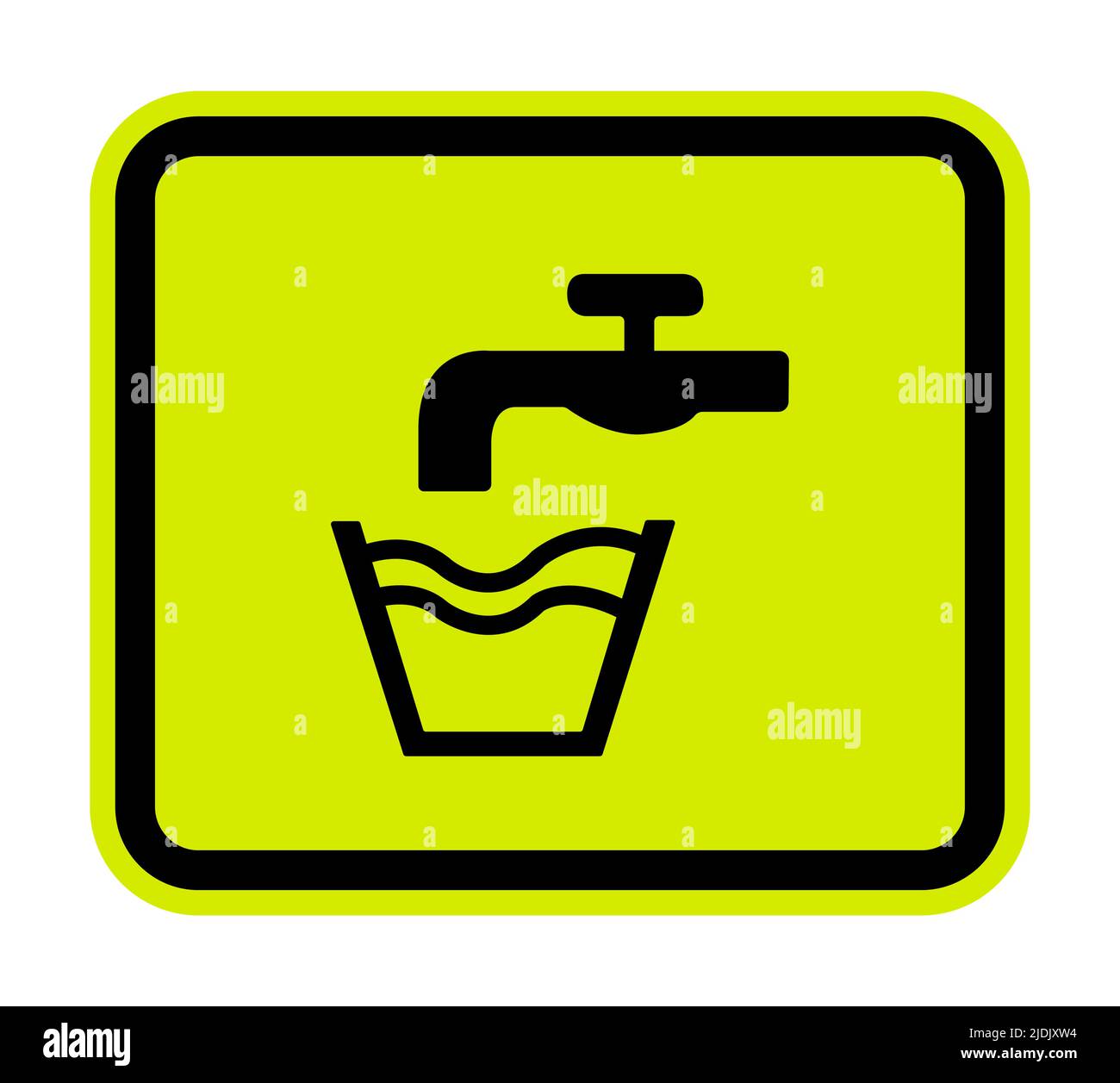 Symbole pas d'eau potable isoler sur fond blanc, illustration vectorielle EPS.10 Illustration de Vecteur