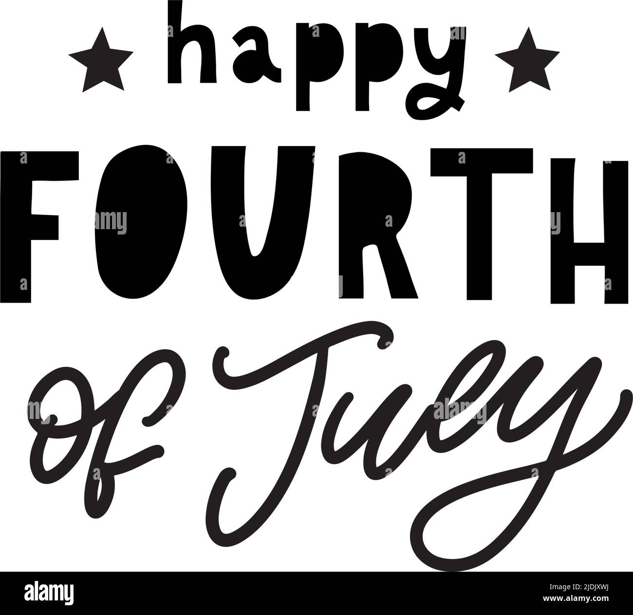 Quatrième de juillet arrière-plan - American Independence Day illustration vectorielle - 4th de juillet conception typographique Illustration de Vecteur