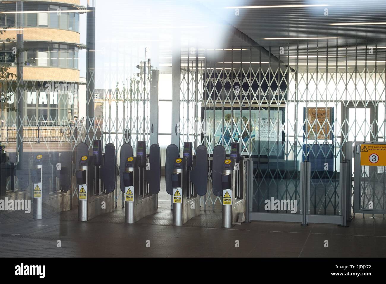 Premier jour de la grève ferroviaire du réseau le 2022 juin Banque D'Images