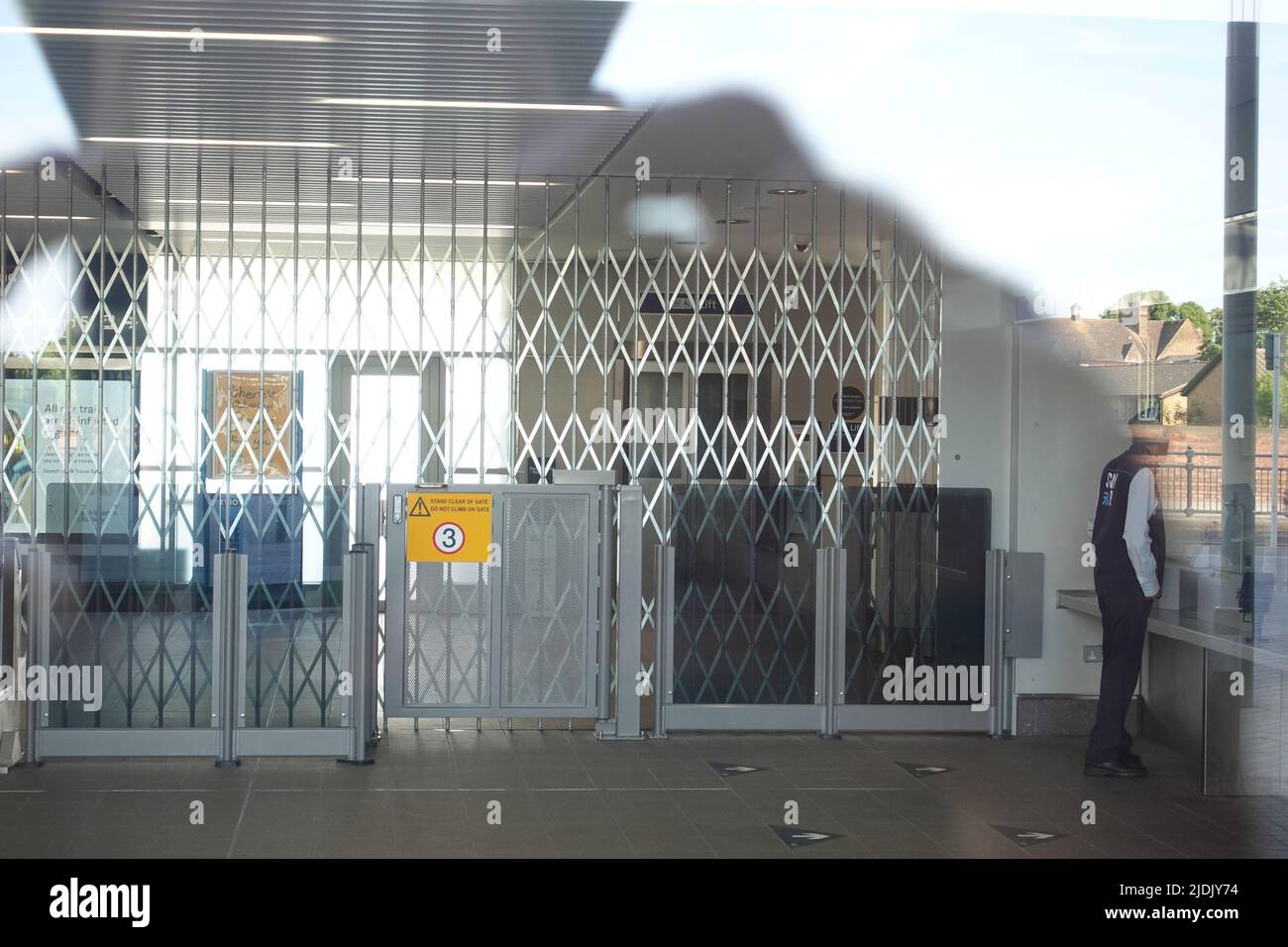 Premier jour de la grève ferroviaire du réseau le 2022 juin Banque D'Images