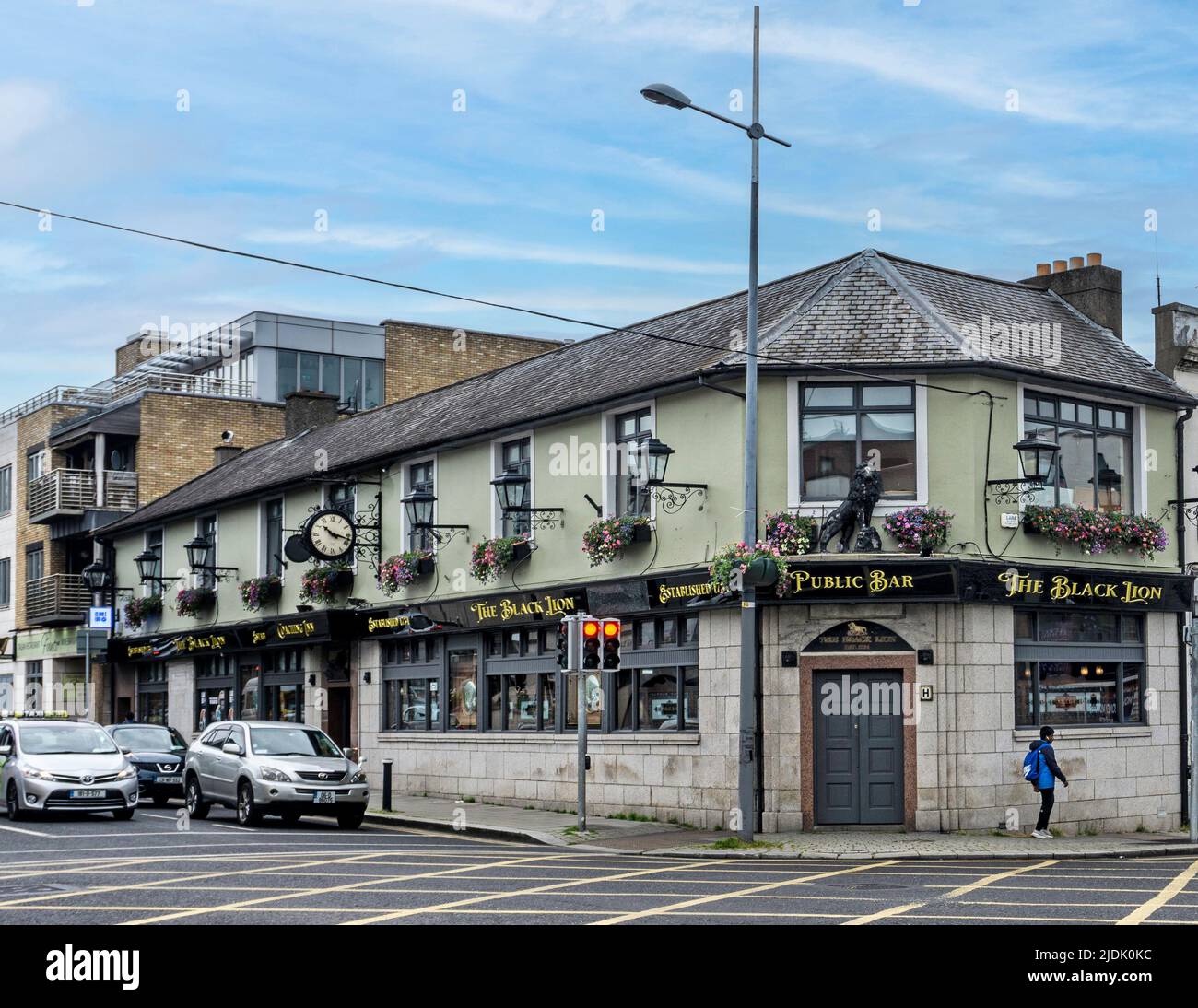 The Blacklion Pub sur Emmet Road, Inchicore Dublin, Irlande. Le plus ancien pub d'Inchicore et un site bien connu de Dublin. Banque D'Images