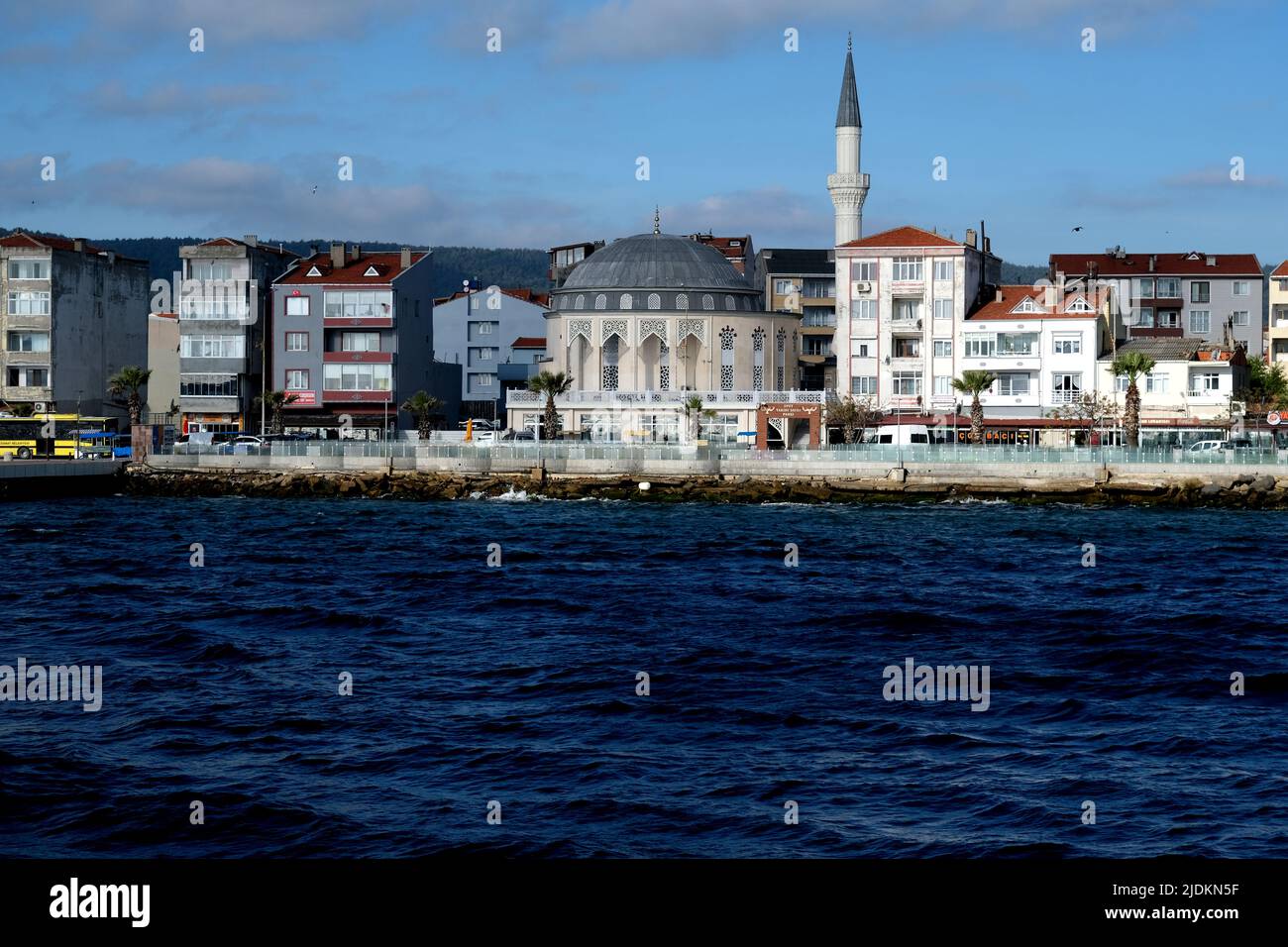 Le front de mer d'Eceabat à Canakkale en Turquie Banque D'Images
