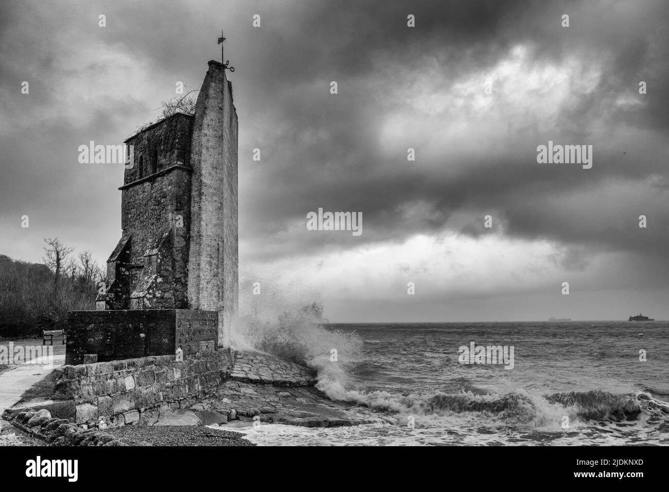 Église Sainte-Hélène, The Duver, St. Helens, Île de Wight, Royaume-Uni Banque D'Images