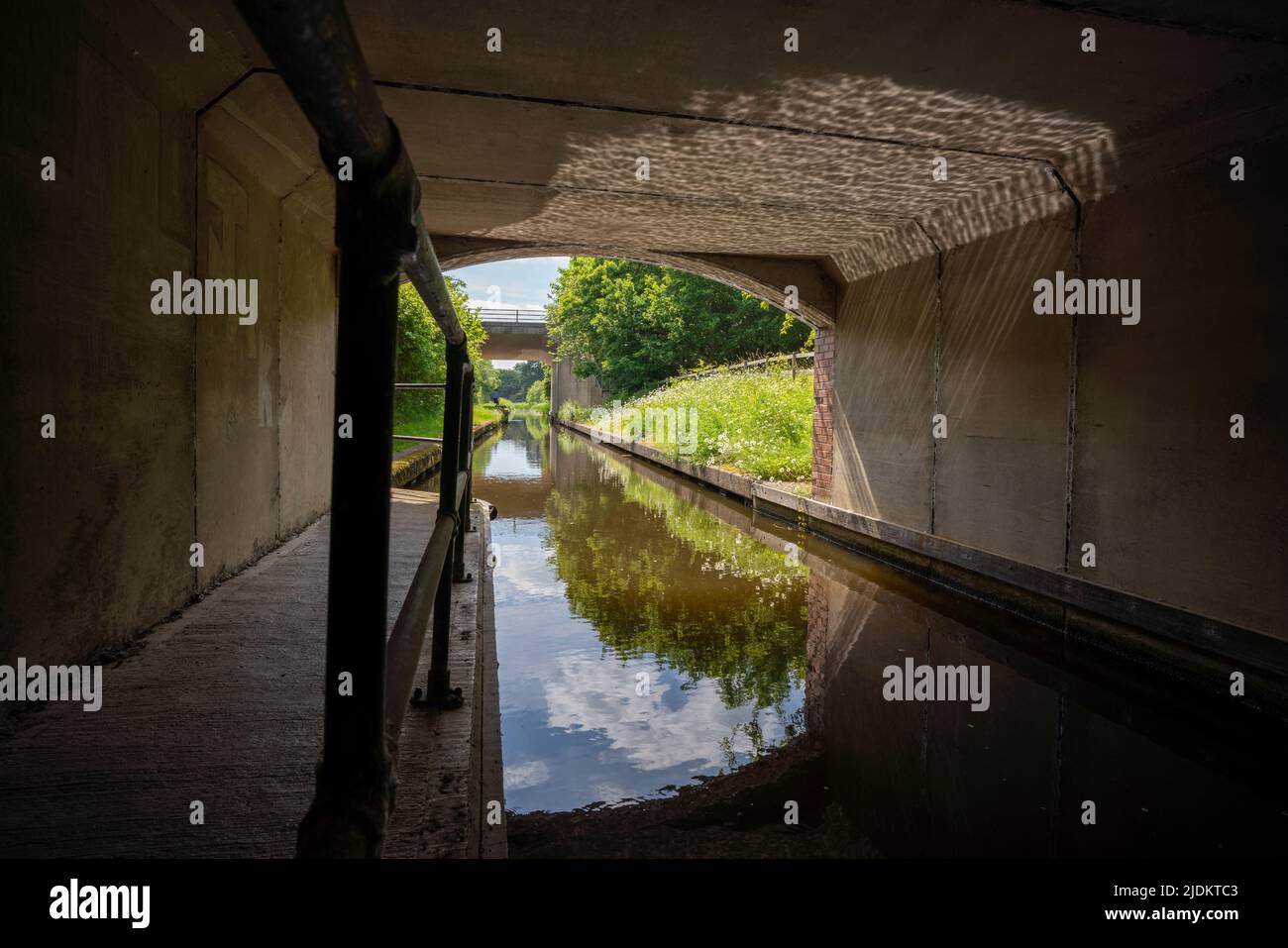 Canal de Montgomery à Shropshire, Angleterre Banque D'Images
