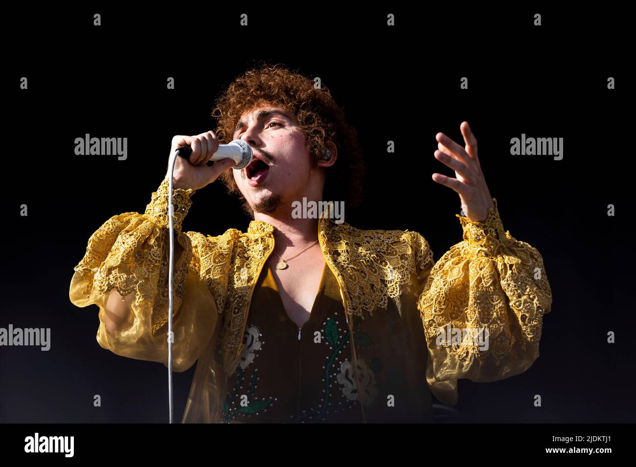 Landgraaf, pays-Bas 17 juin 2022 Greta Van Fleet en direct au Pinkpop Festival 2022 © Roberto Finizio/ Alamy Banque D'Images