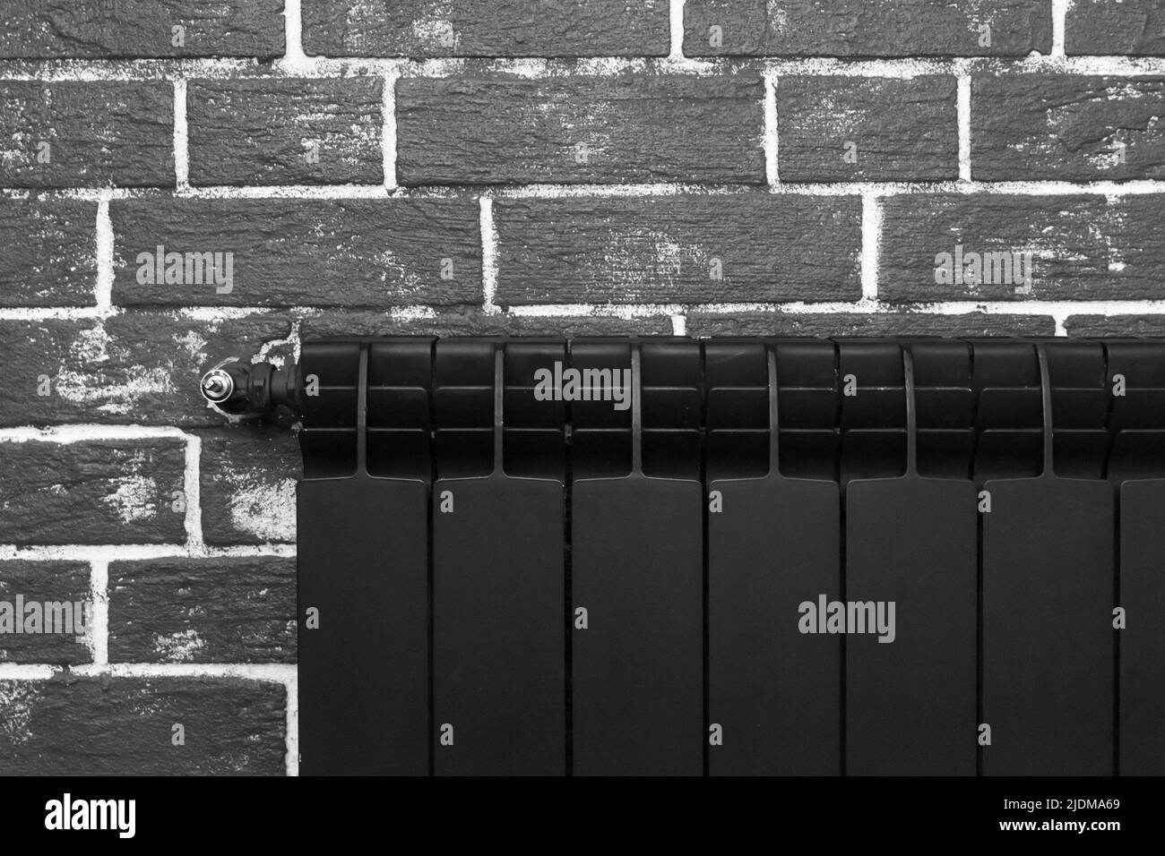 Radiateur technologie moderne de chauffage de température d'énergie. Banque D'Images