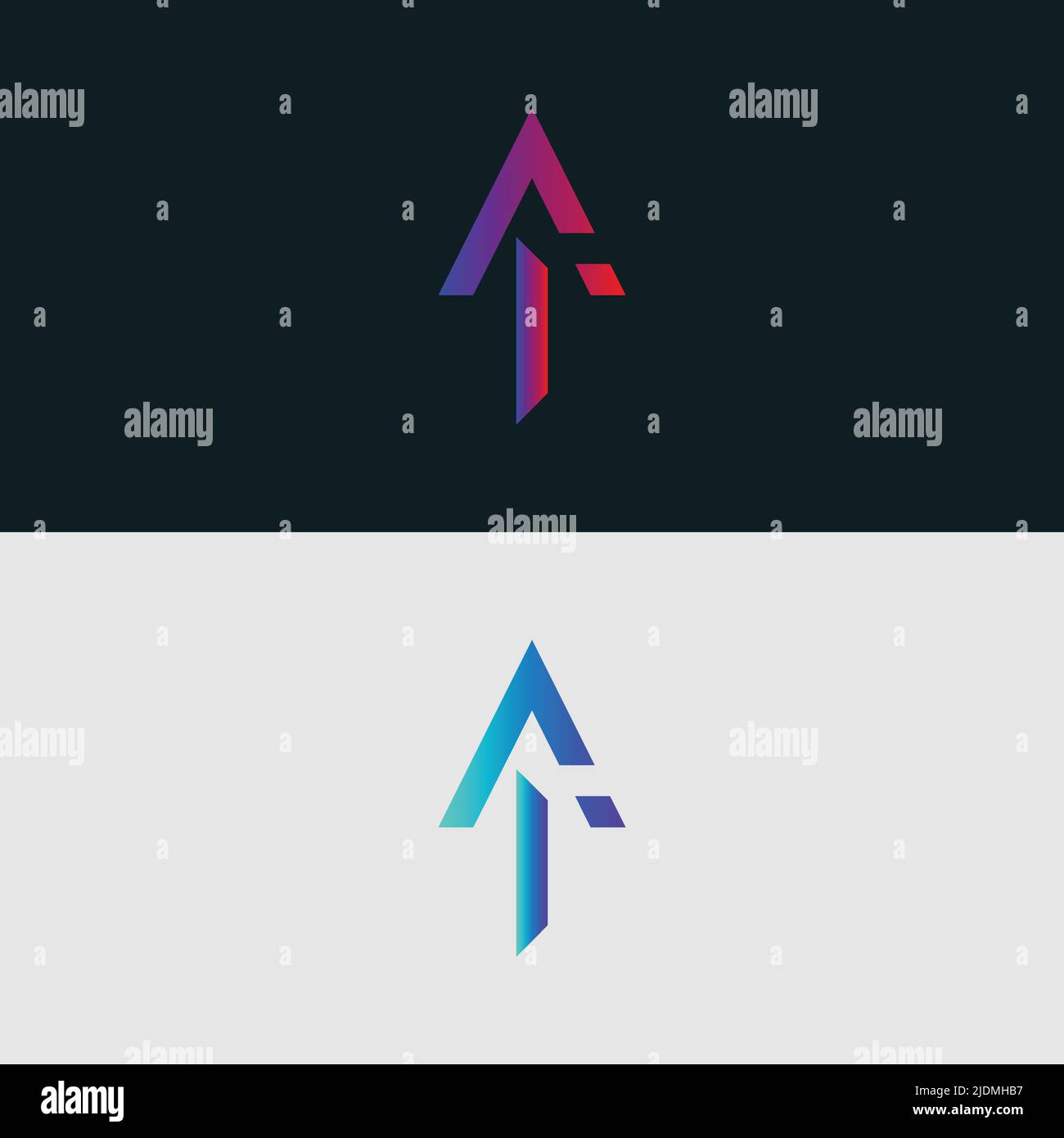 Lettre alphabet icône logo ai Illustration de Vecteur