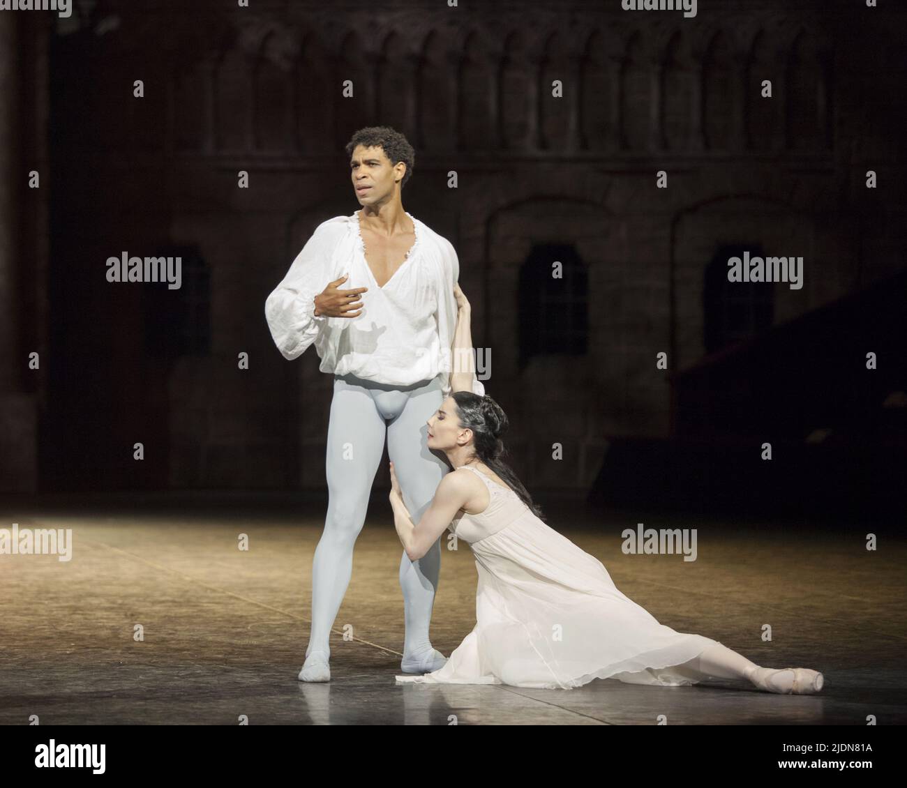 Ballet national anglais Roméo et Juliette en série 2014 Banque D'Images