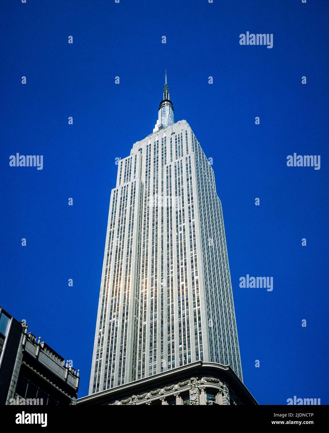 New York 1980s, Empire State Building, gratte-ciel art déco, Midtown Manhattan, New York, NYC, NY, ETATS-UNIS, Banque D'Images