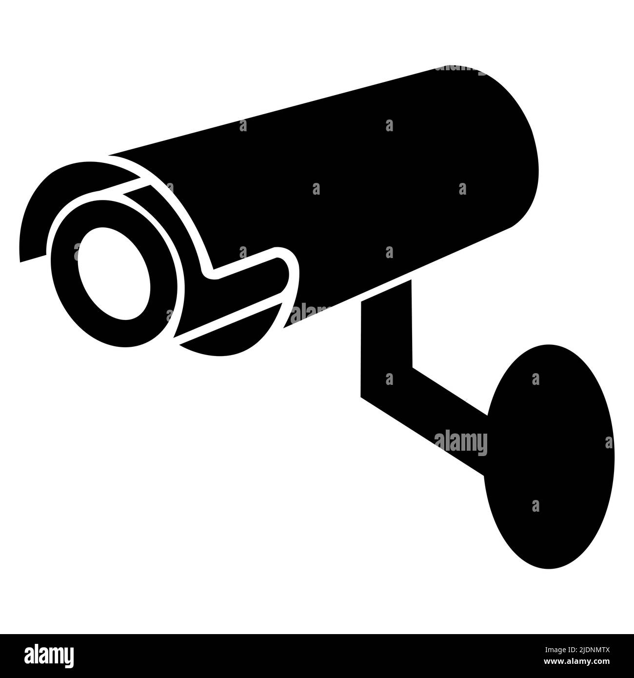 Icône de vidéosurveillance.caméra CCTV. Illustration de Vecteur