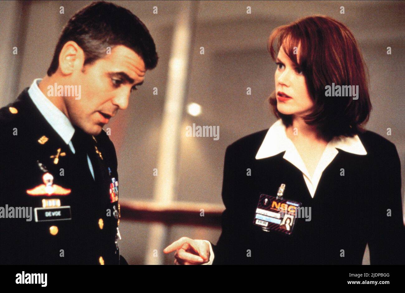 CLOONEY,KIDMAN, le pacificateur, 1997 Banque D'Images