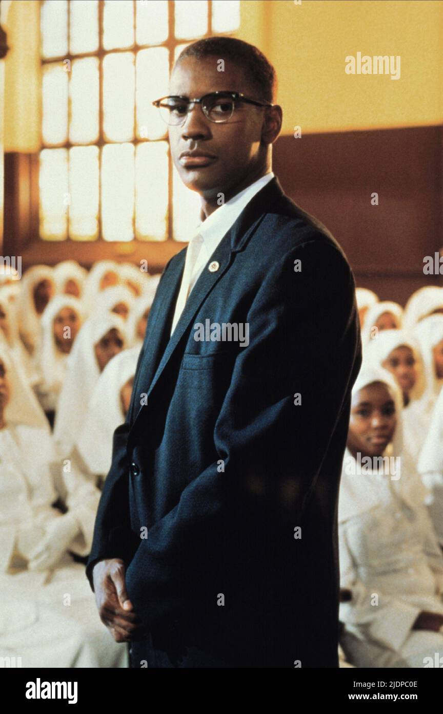 DENZEL WASHINGTON, Malcolm X, 1992 Banque D'Images