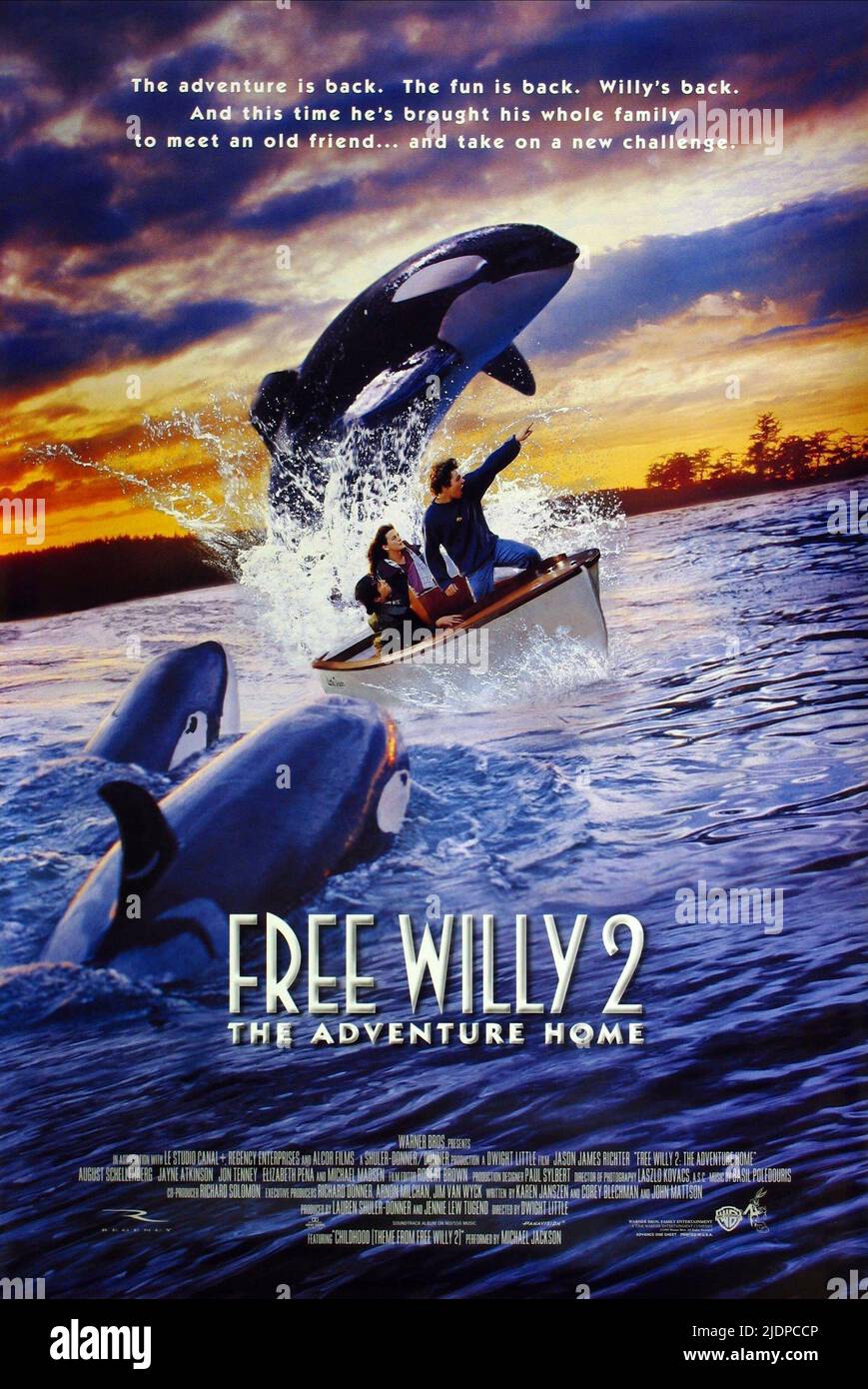JASON JAMES RICHTER, Free Willy 2 : L'AVENTURE HOME, 1995 Banque D'Images