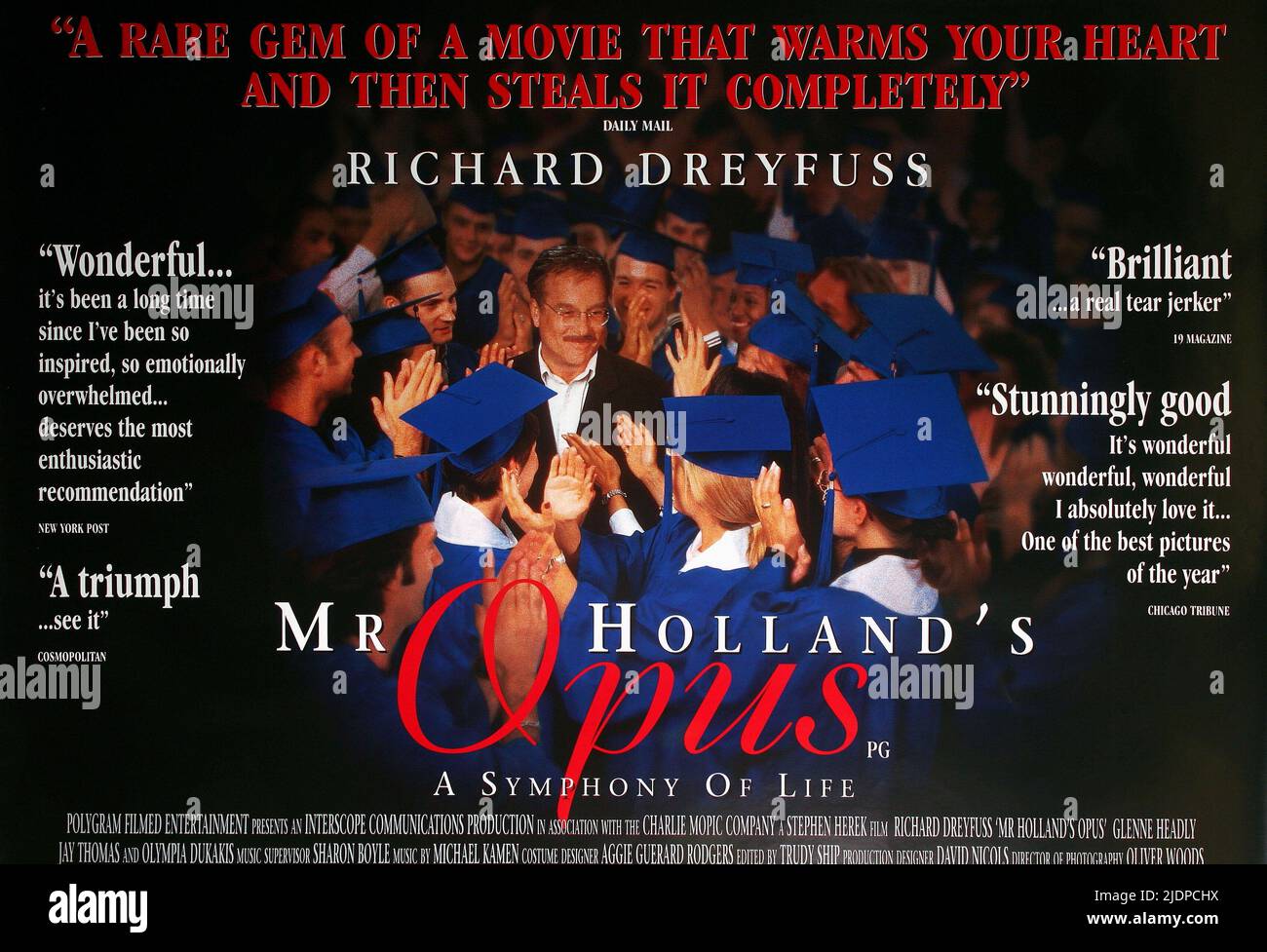 RICHARD DREYFUSS AFFICHE, M. HOLLAND'S OPUS, 1995 Banque D'Images