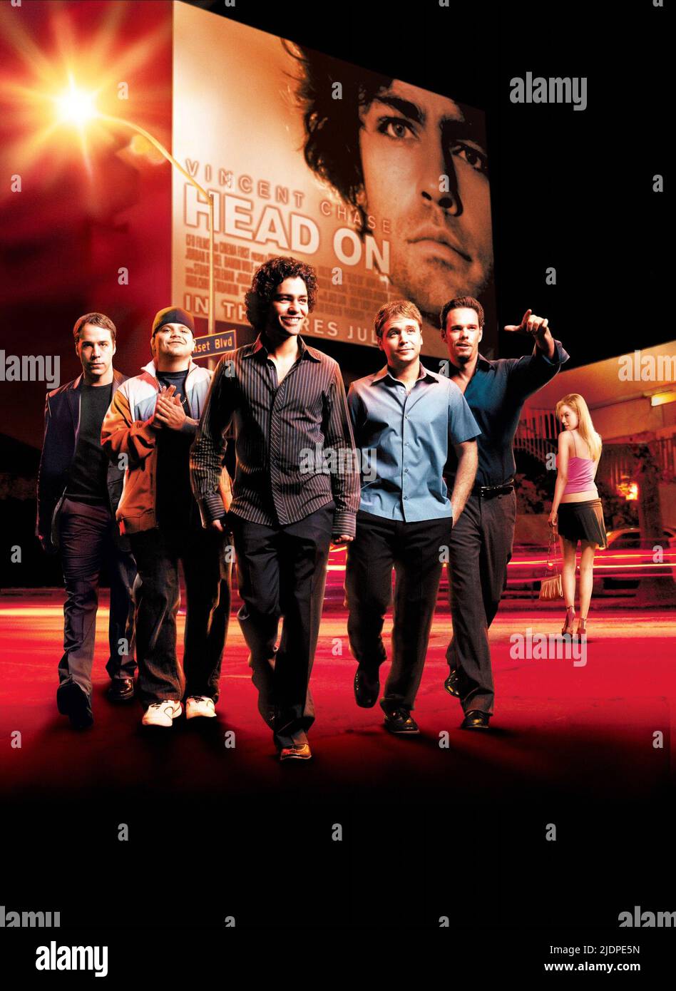 PIVEN,FERRARA,GRENIER,CONNOLLY,DILLON, ENTOURAGE, 2004 Banque D'Images