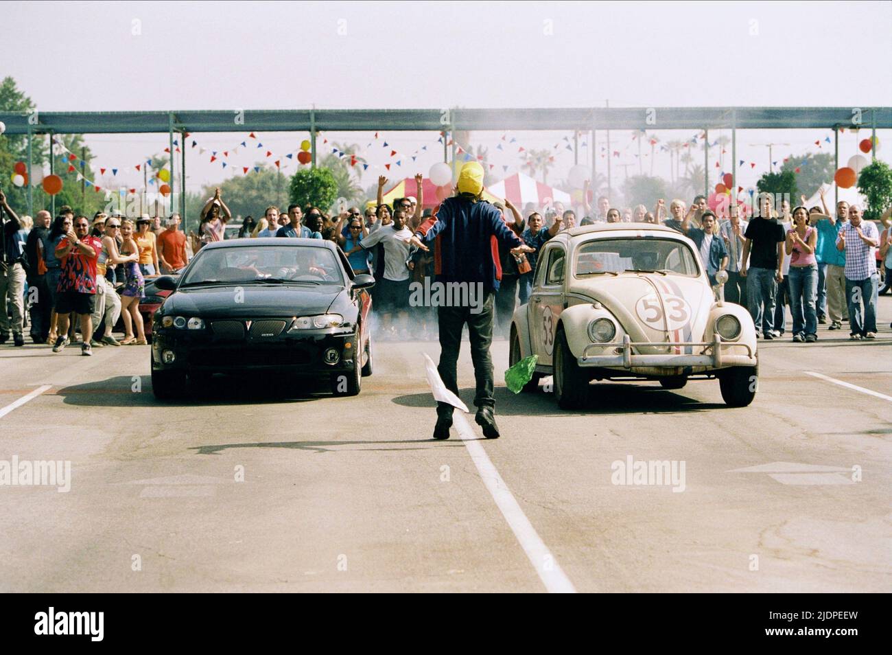 Scène de drague, Herbie Fully Loaded, 2005 Banque D'Images