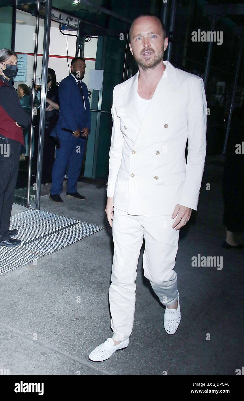 New York, NY, États-Unis. 21st juin 2022. Aaron Paul à la première saison Westworld 4 d'HBO à l'hôtel Alice Tully au Lincoln Center de New York sur 21 juin 2022. Crédit : RW/Media Punch/Alamy Live News Banque D'Images
