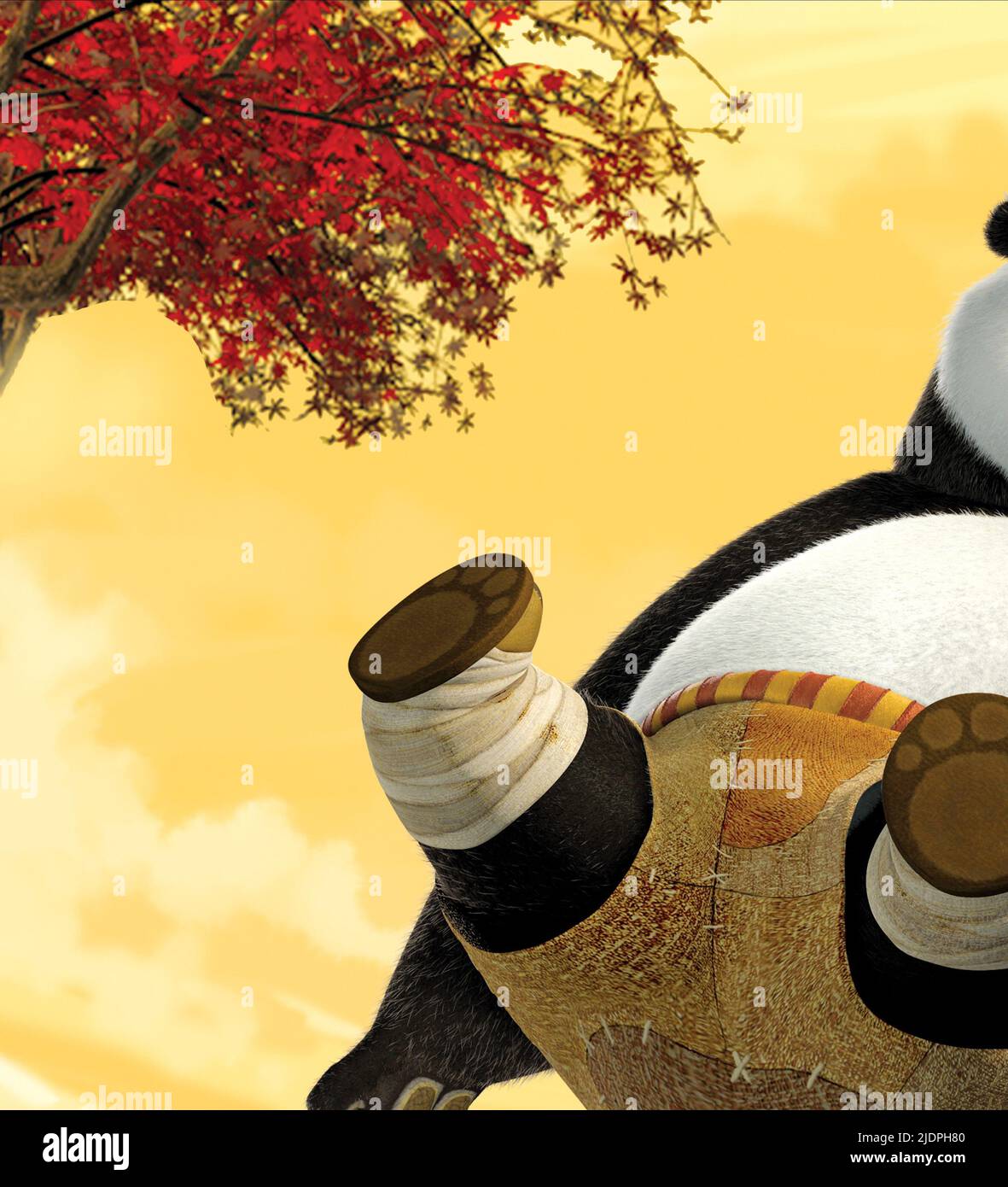 PANDA, SHIFU, KUNG FU PANDA, 2008, Banque D'Images