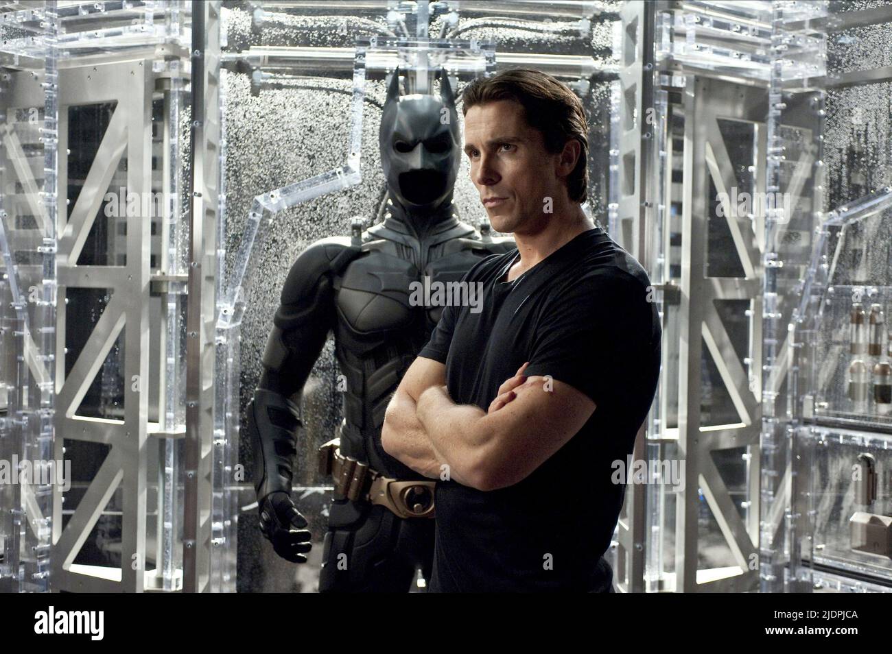 CHRISTIAN BALE, THE DARK KNIGHT RISES, 2012, Banque D'Images