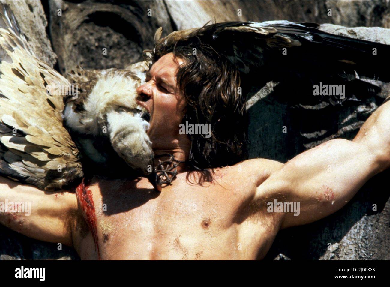 ARNOLD SCHWARZENEGGER, CONAN LE BARBARE, 1982 Banque D'Images