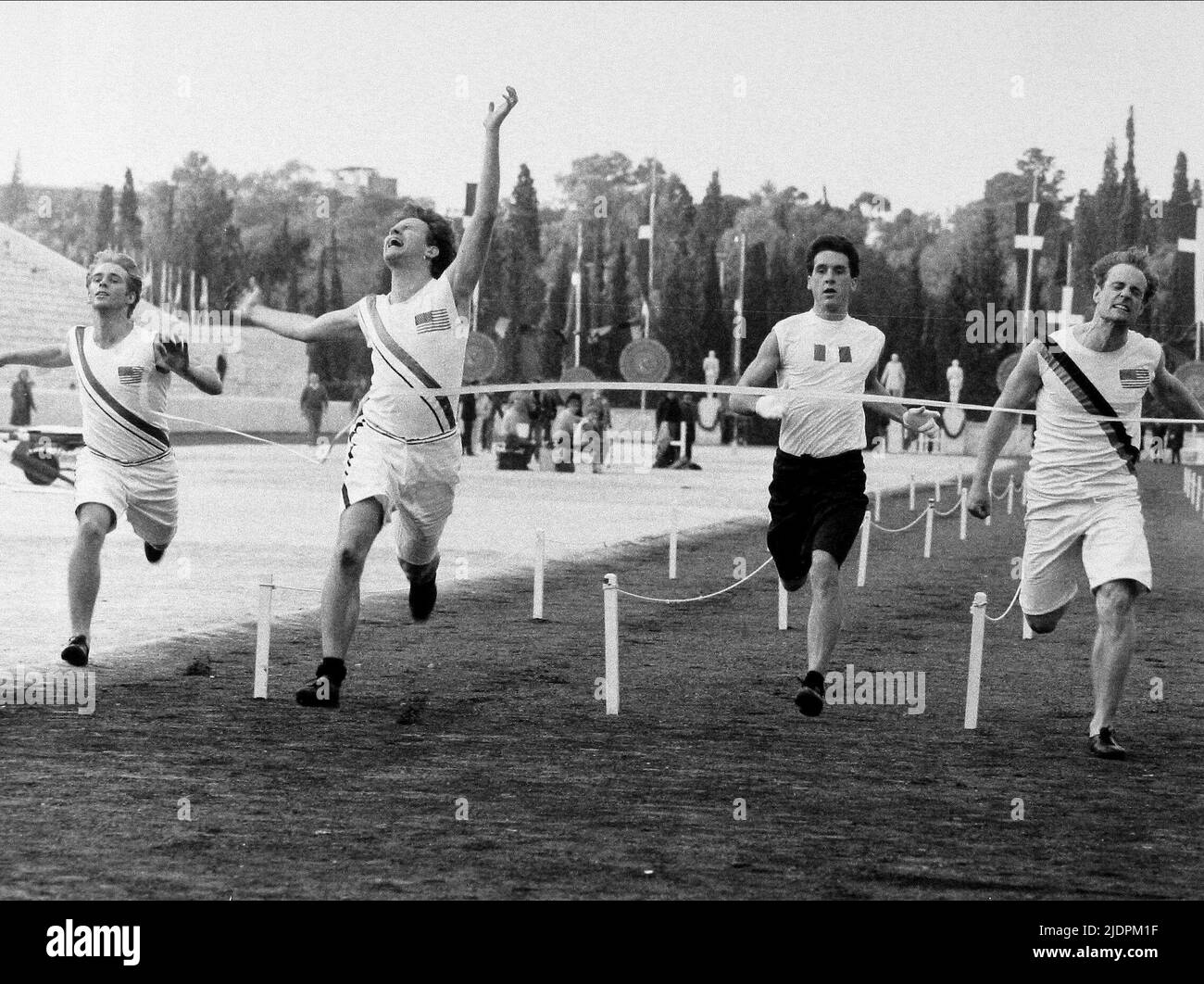 CONNERY,COBB,FREWER, LA PREMIÈRE : JEUX OLYMPIQUES D'ATHÈNES 1896, 1984 Banque D'Images