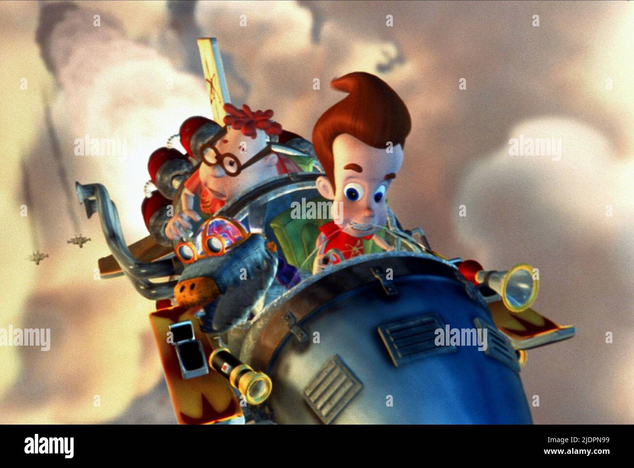 JIMMY,WHEEZER, JIMMY NEUTRON: GARÇON GENIUS, 2001 Banque D'Images