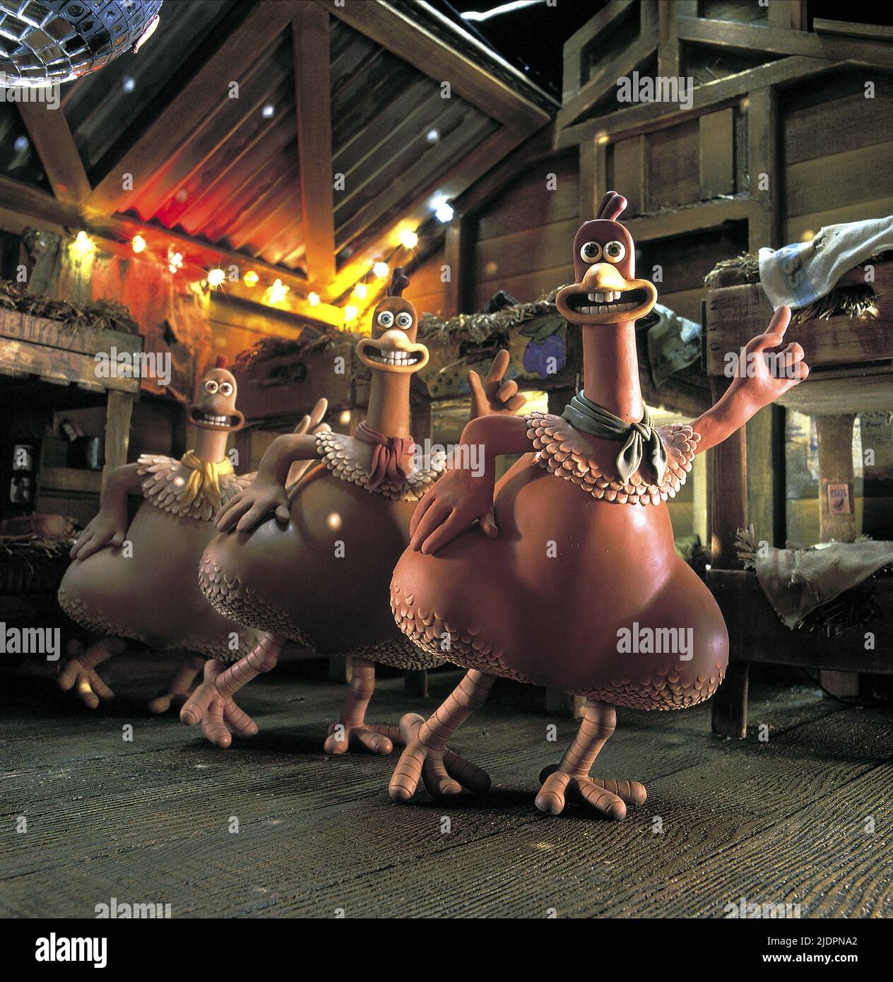 Danse des canards, CHICKEN RUN, 2000 Banque D'Images