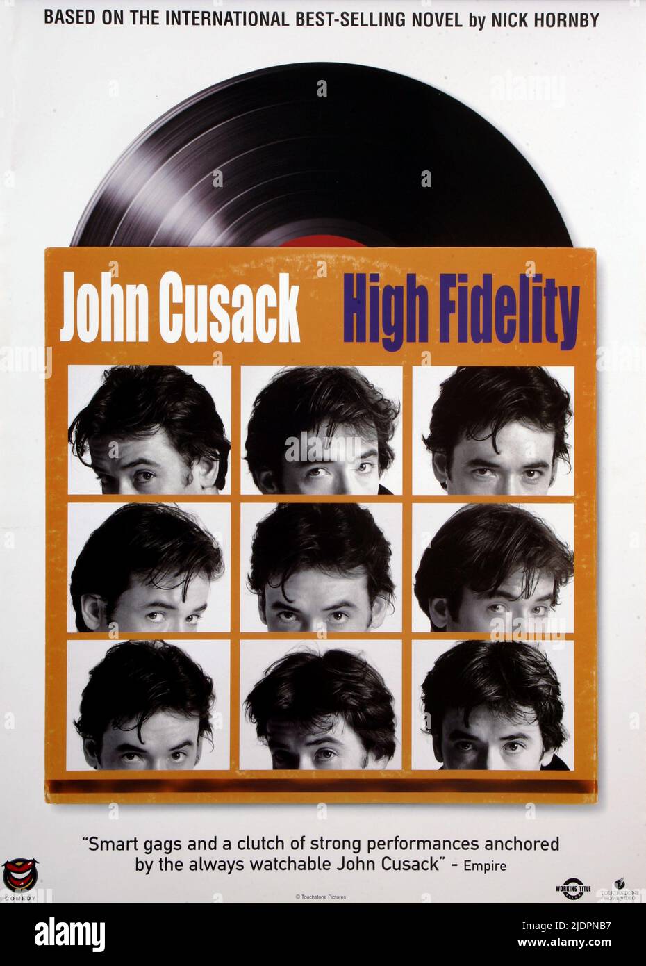 JOHN CUSACK AFFICHE DE FILM, HIGH FIDELITY, 2000 Banque D'Images