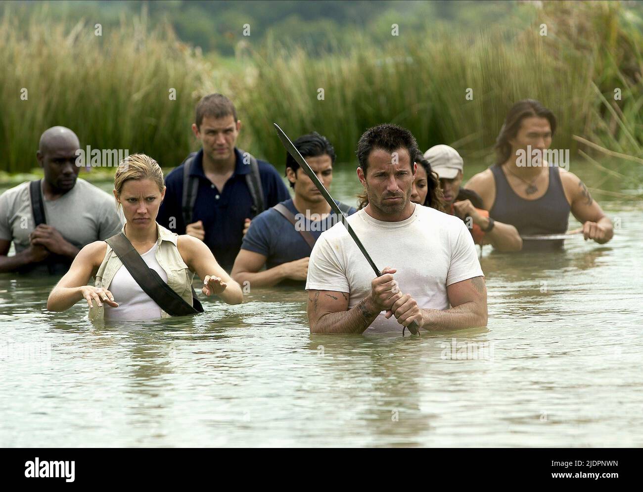 CHÂTAIGNIER,STRICKLAND,GONZALEZ,MARSDEN,RICHARDSON,MESSNER,YUNE, ANACONDAS: LA CHASSE À L'ORCHIDÉE DE SANG, 2004, Banque D'Images