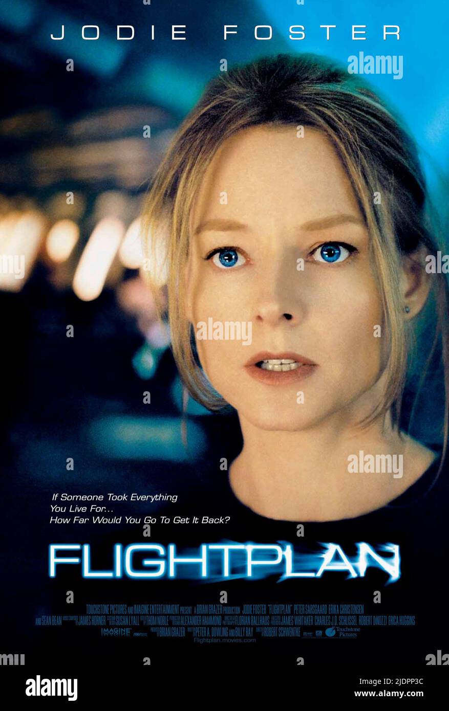 JODIE FOSTER, FLIGHTPLAN, 2005, Banque D'Images