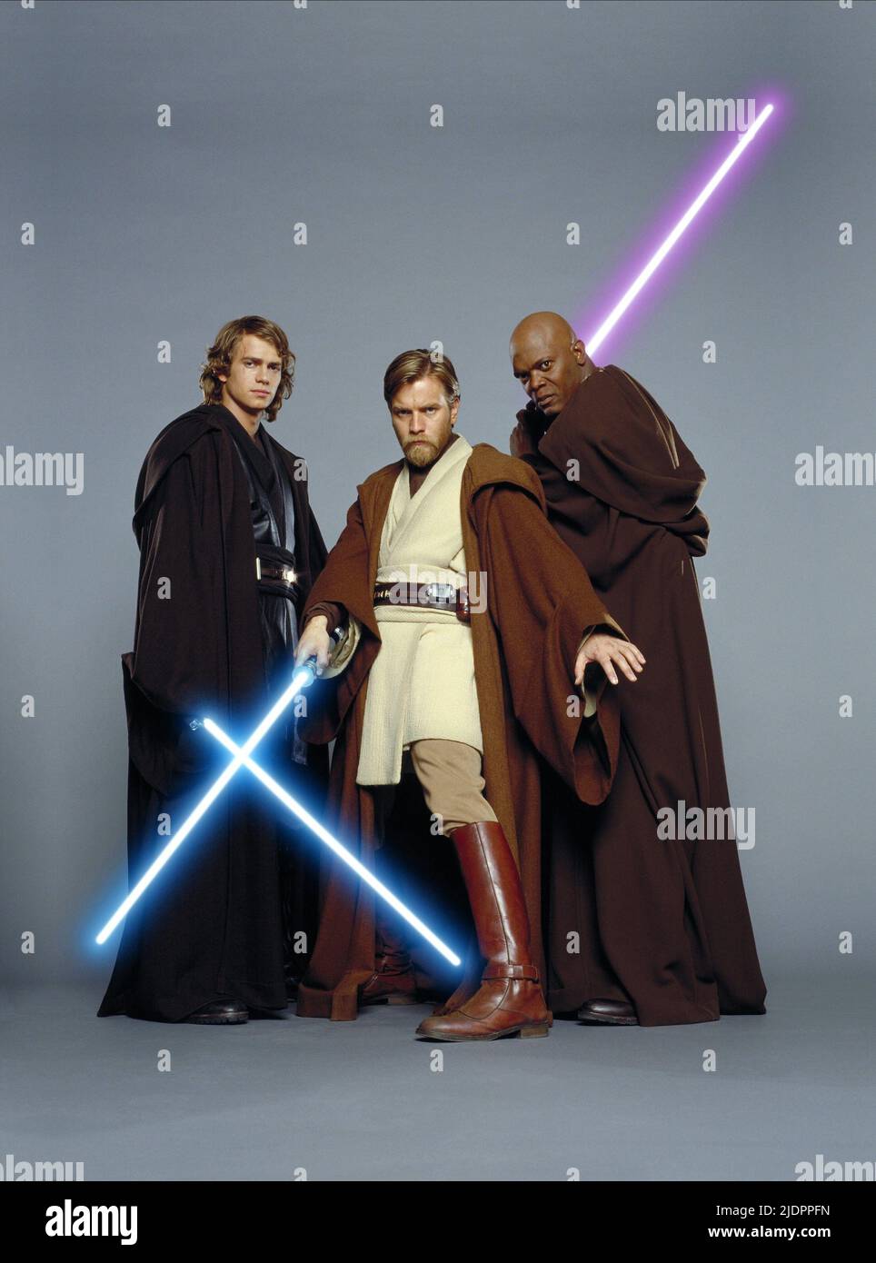 CHRISTENSEN,MCGREGOR,JACKSON, STAR WARS: EPISODE III - REVENGE OF THE SITH, 2005, Banque D'Images