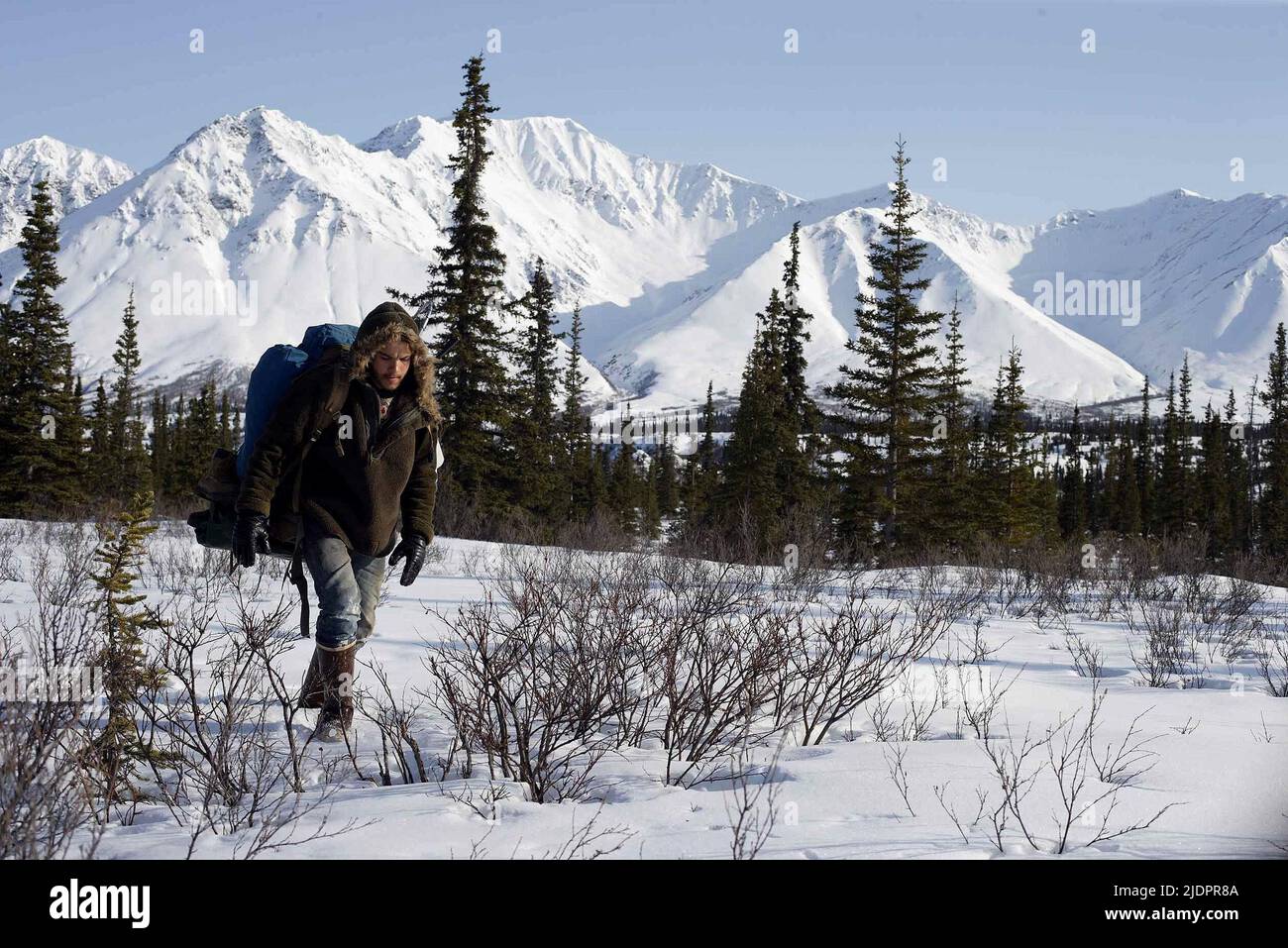 EMILE HIRSCH, DANS LA NATURE, 2007, Banque D'Images