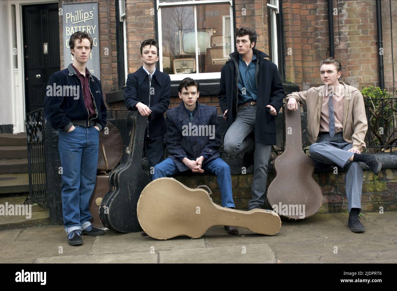 WILMOTT,BELL,SANGSTER,JOHNSON, NOWHERE BOY, 2009, Banque D'Images