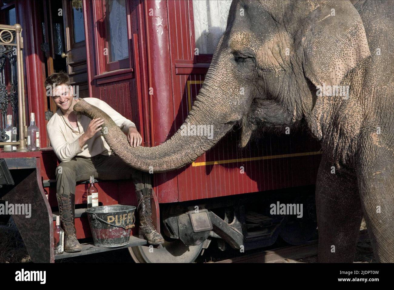 ROBERT PATTINSON, EAU POUR LES ÉLÉPHANTS, 2011, Banque D'Images