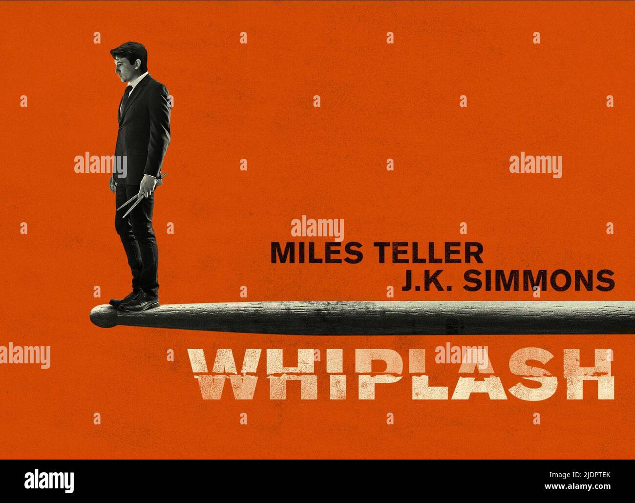 MILES TELLER, WHIPLASH, 2014, Banque D'Images