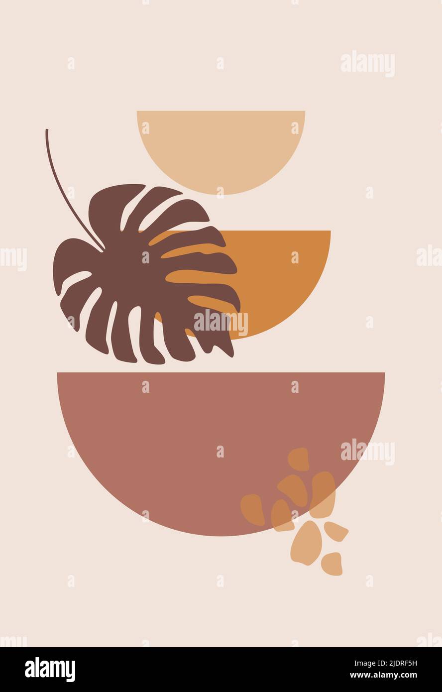 Design minimaliste tendance. Modèle pour logo, prospectus, présentation, carte-cadeau, positionnement mural, page d'arrivée, couverture de livre, bannière, social me Illustration de Vecteur