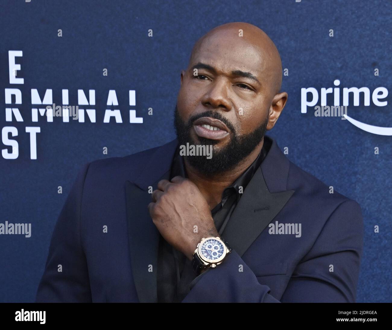 Los Angeles, États-Unis. 22nd juin 2022. Antoine Fuqua, membre du casting, assiste mercredi à la première du thriller cinématographique « The terminal List » au DGA Theatre de Los Angeles, à 22 juin 2022. Scénario : un ancien officier DES PHOQUES de la Marine enquête sur les raisons pour lesquelles son peloton entier a été pris dans une embuscade lors d'une mission secrète à enjeux élevés. Photo de Jim Ruymen/UPI crédit: UPI/Alay Live News Banque D'Images