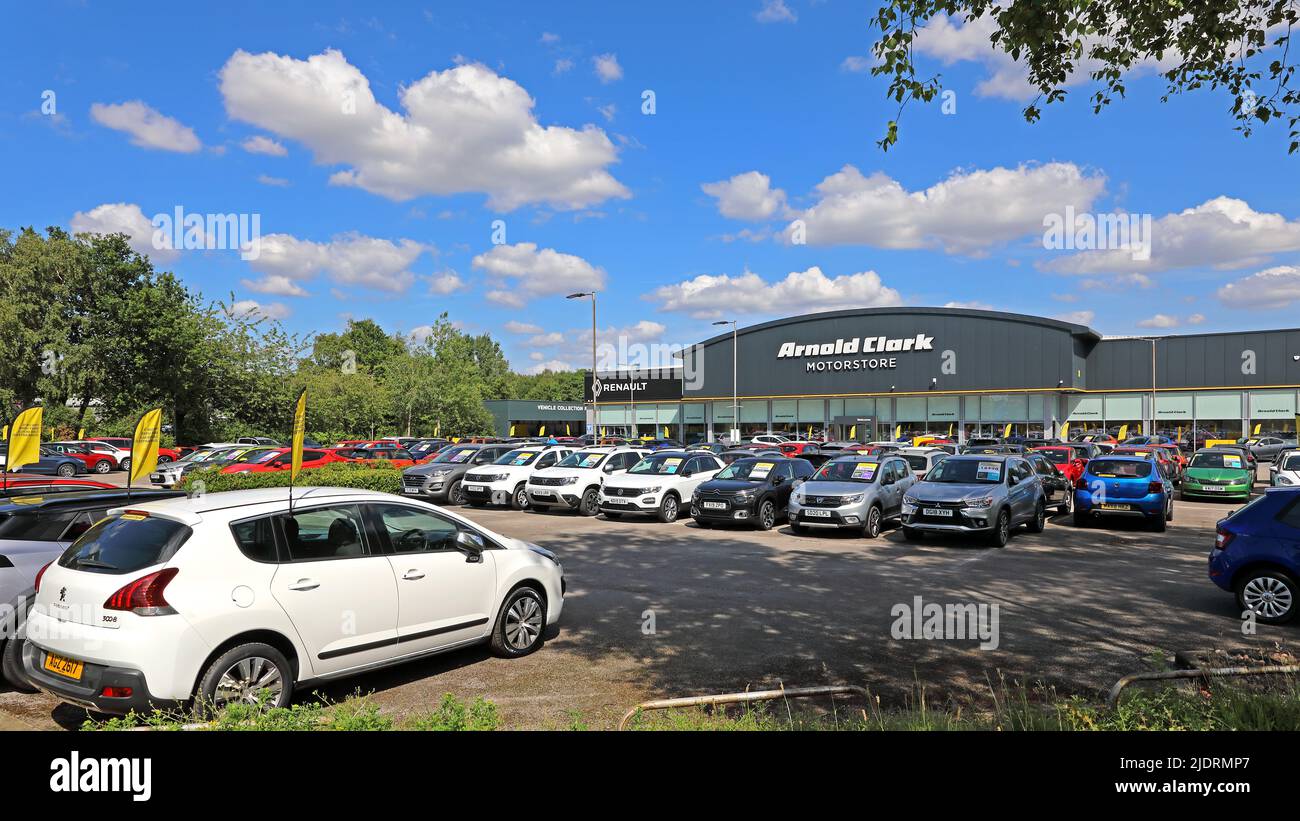 Site du magasin Arnold Clarke, Warrington - Gemini Retail Park, 610 Europa Blvd, Westbrook, Warrington, Cheshire, ANGLETERRE, ROYAUME-UNI, WA5 7TT Banque D'Images