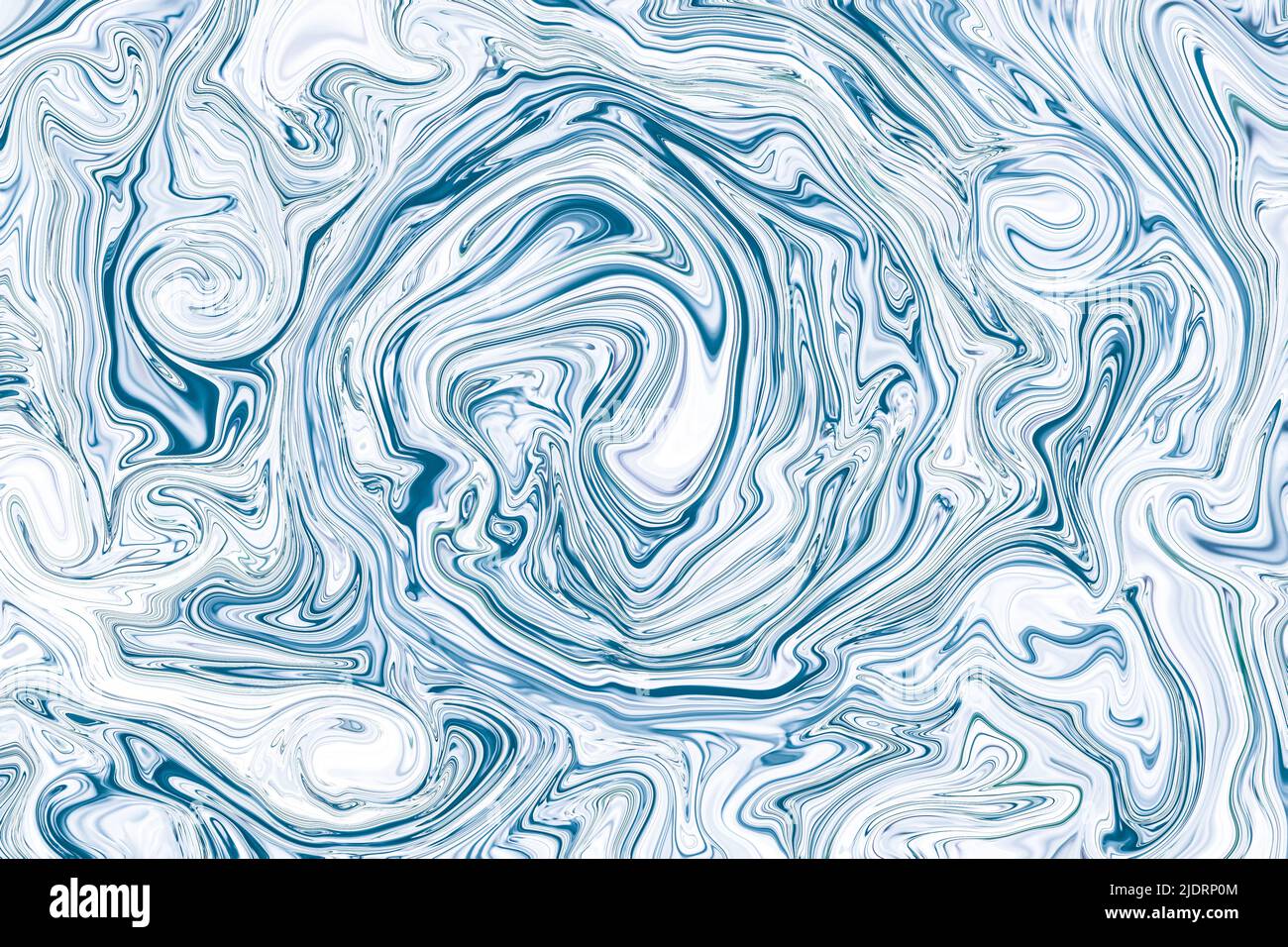 Arrière-plan à encre abstraite avec peintures bleues et blanches mélangées. Fluide conceptuel avec peinture acrylique dans une ambiance élégante. liquide marbre avec doux, frais, pu Banque D'Images