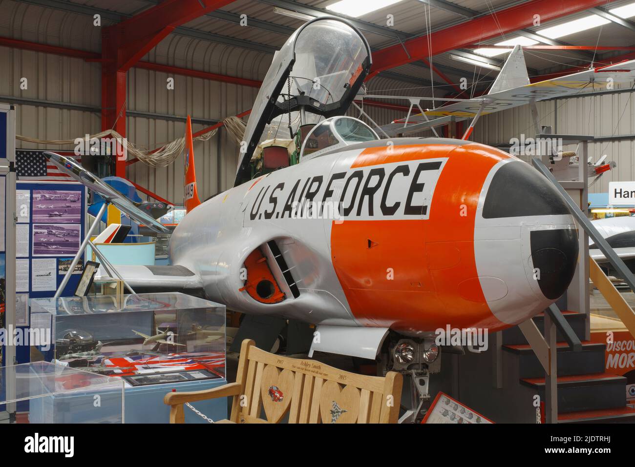 Lockheed T-33 Shooting Star, 580-5714 (51-4419) Midland Air Museum, Banque D'Images